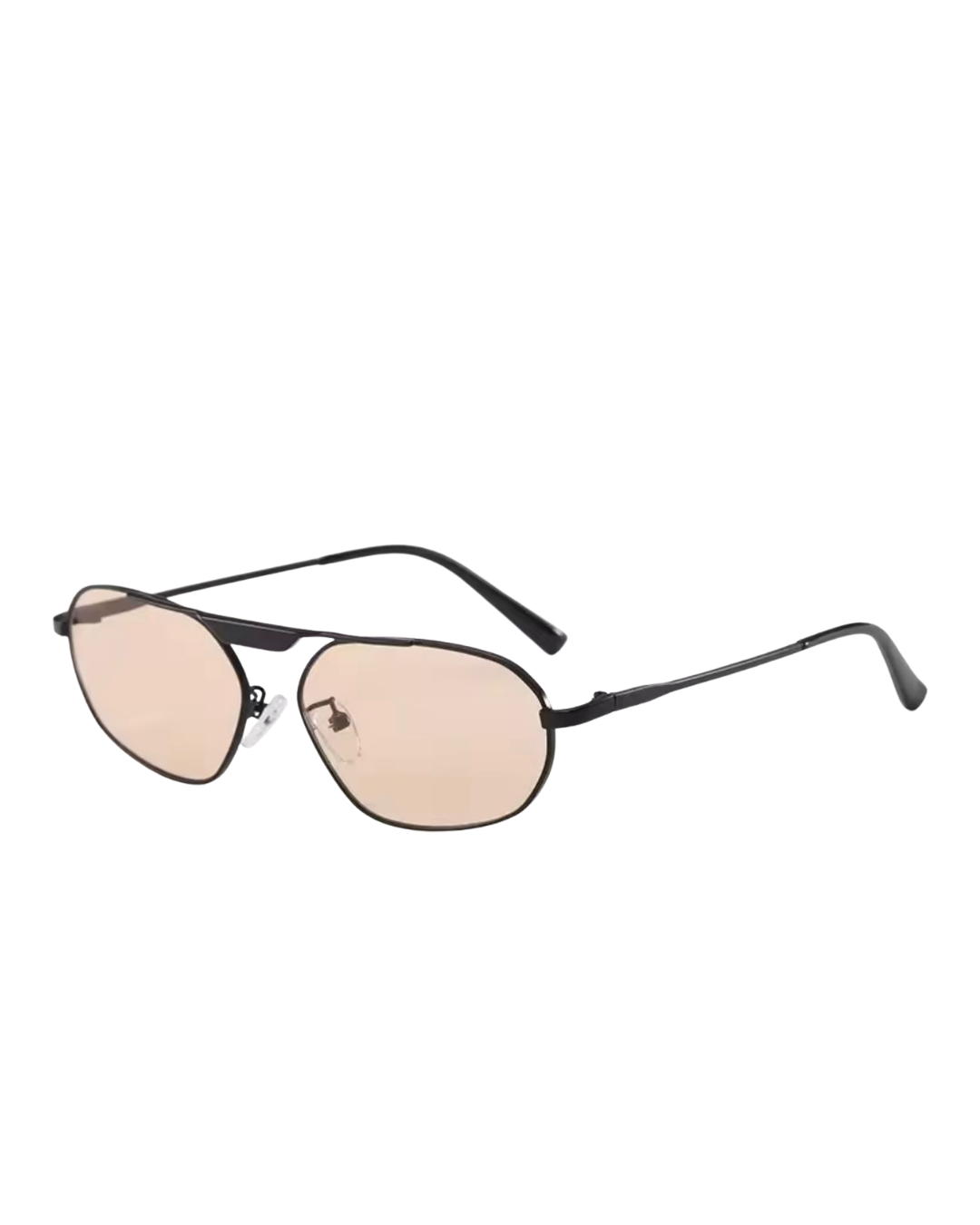 Peach Iced Tea Aviator Sunglasses
