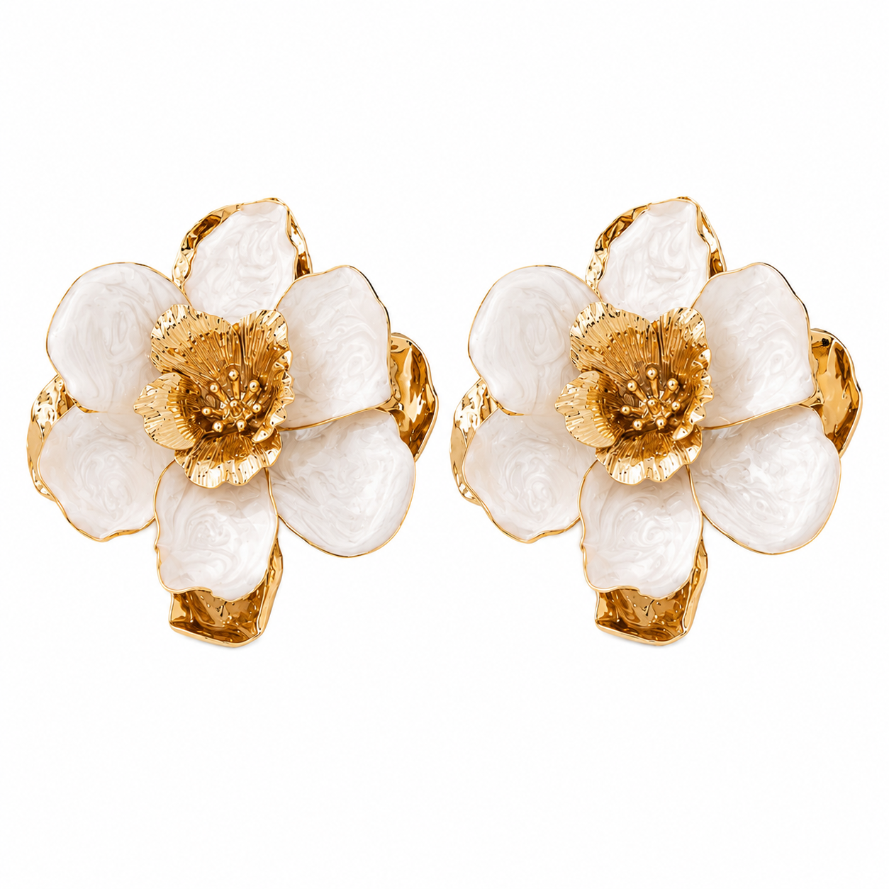 Dune Flower Large Earrings