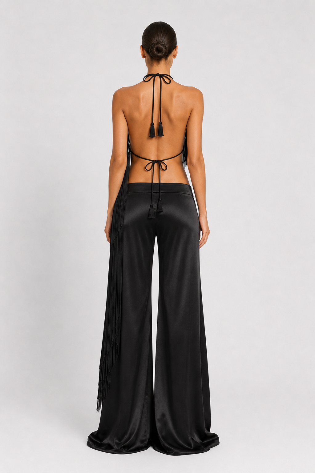 Vela Tassel Backless Top
