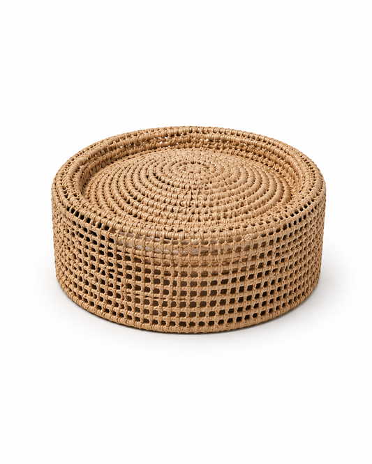 Raffia Flat Top Hat