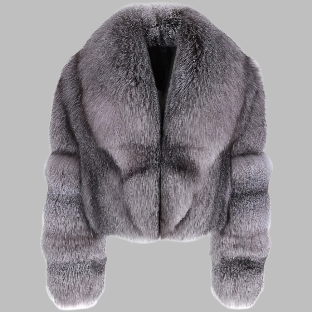 Short Fox Fur Coat