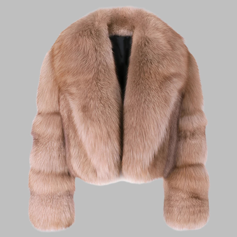 Short Fox Fur Coat