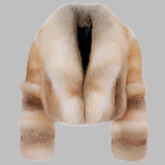 Short Fox Fur Coat