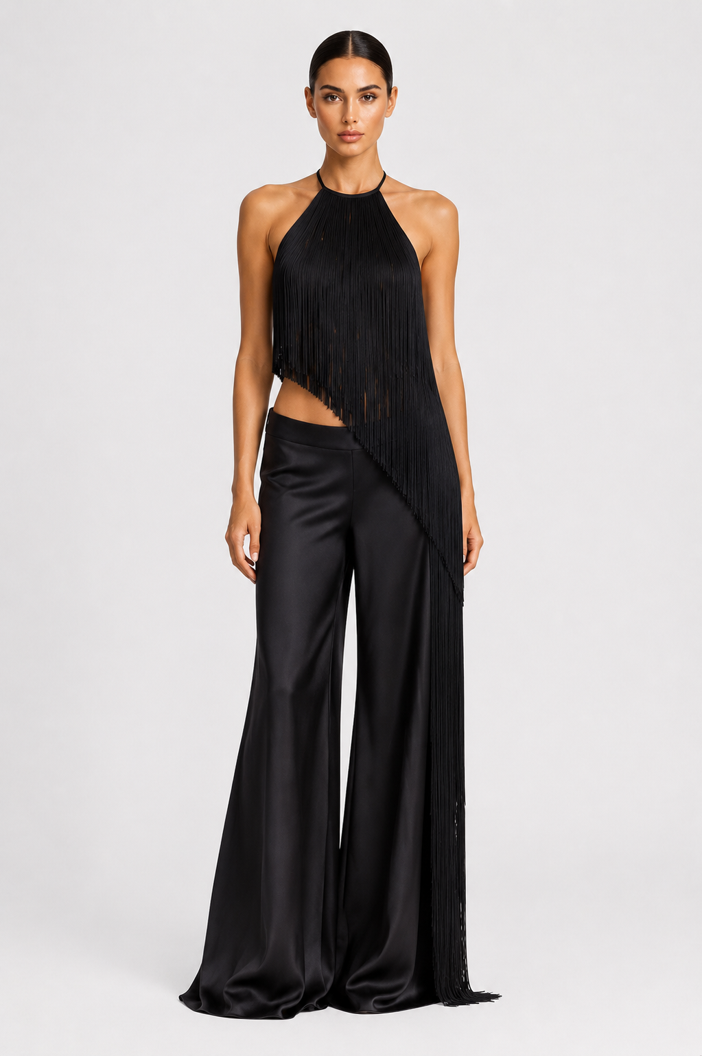 Vela Tassel Backless Top