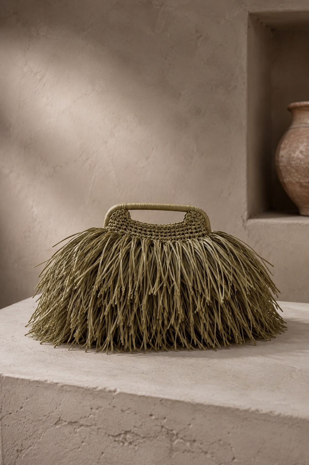 Handwoven Raffia Bag