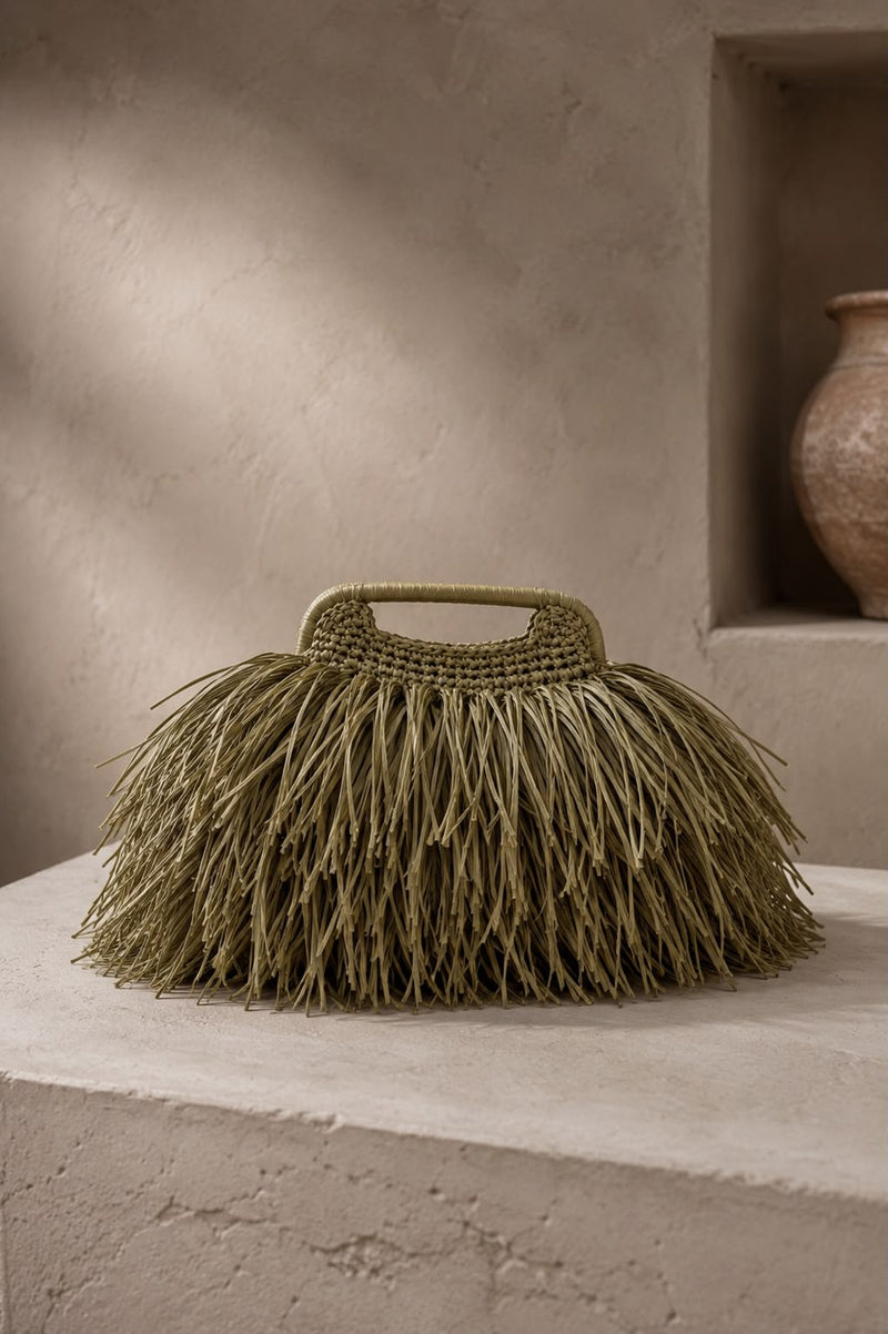 Handwoven Raffia Bag